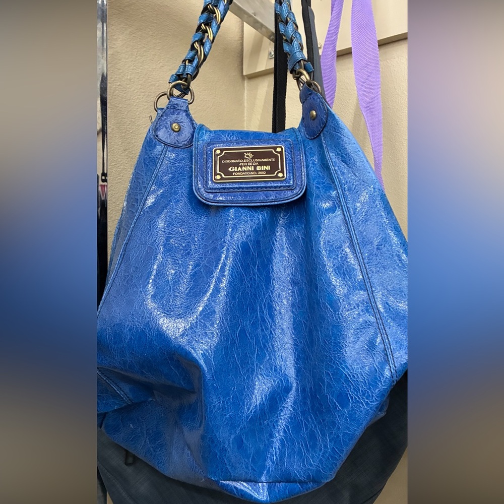 Giani Bernini Vibrant Blue Shoulder Bag